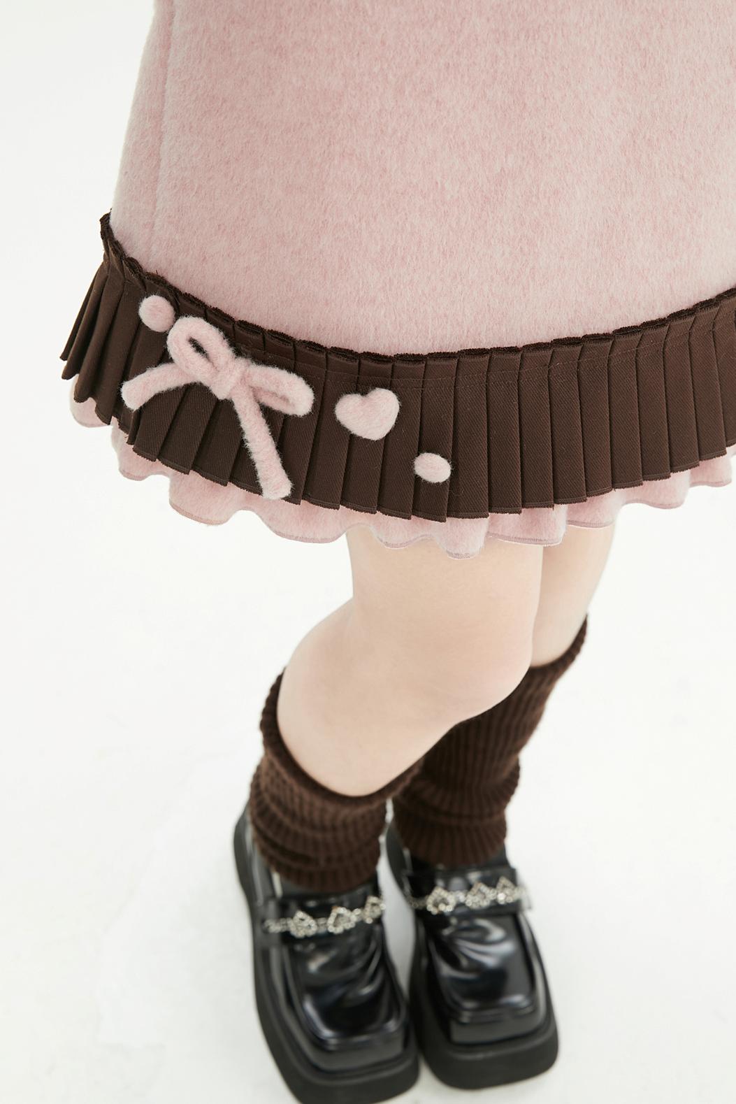 Retro Ribbon Doll Coat + Skirt