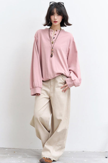 Loose Long Sleeve Top