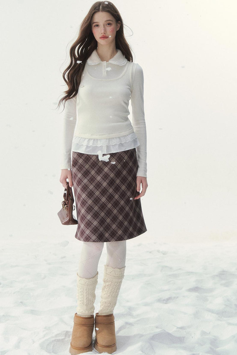 Doll Collar Sweet French Top