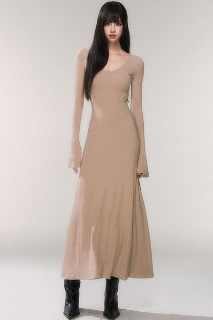 Desire Knit V-neck Dress