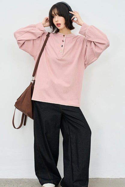 Loose Long Sleeve Top