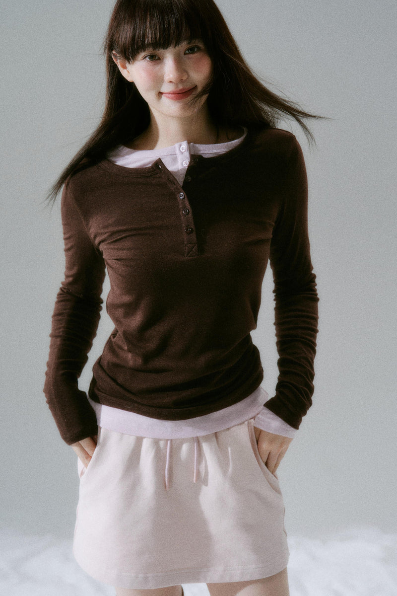 Button Design Slim Top