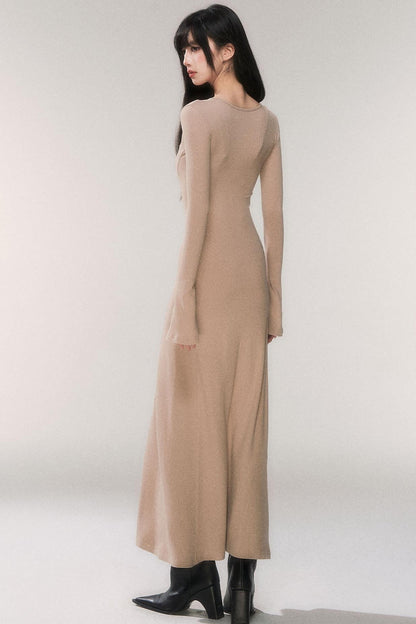Desire Knit V-neck Dress