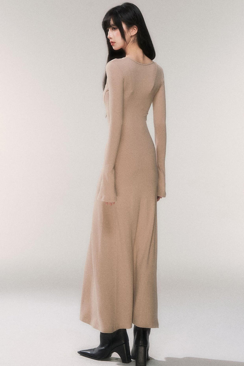 Desire Knit V-neck Dress