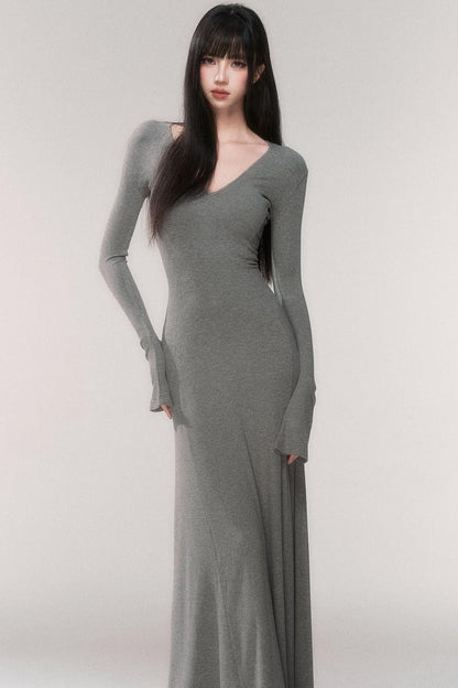 Desire Knit V-neck Dress