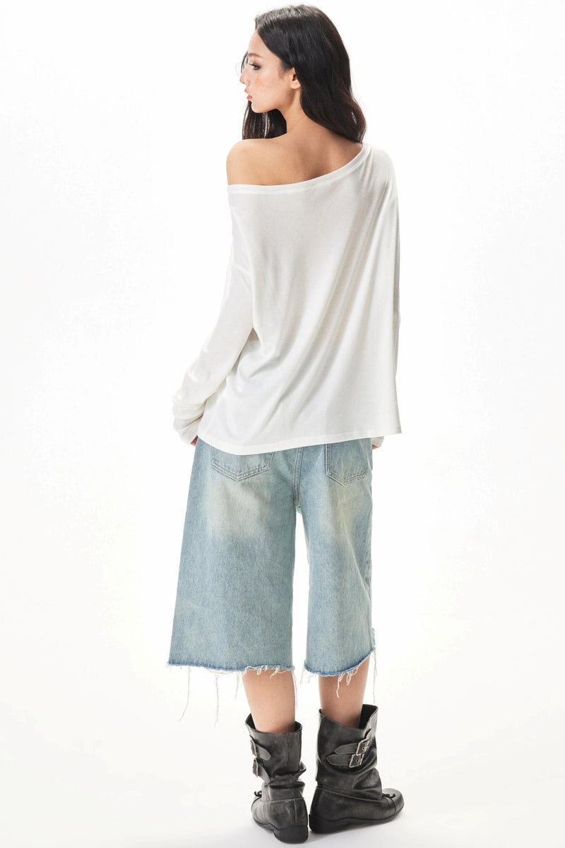 Watercolor Hand-painted Blouse