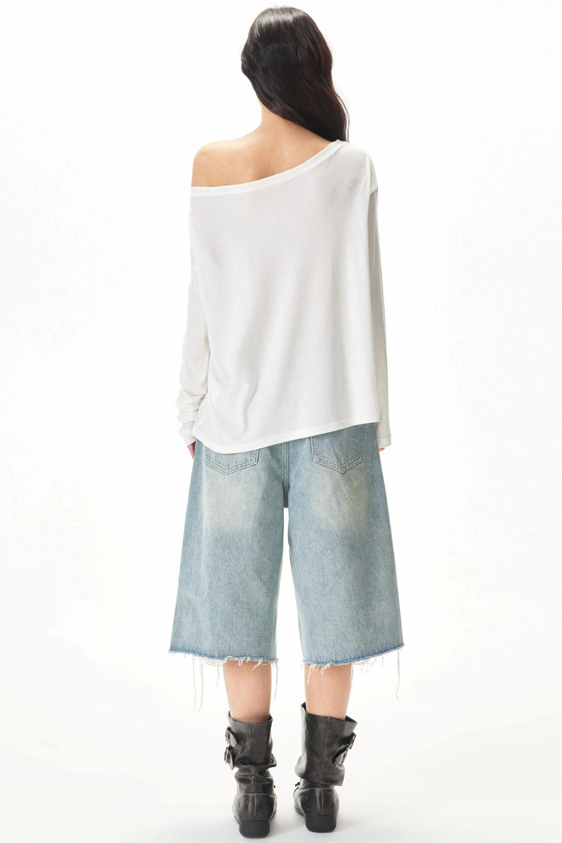 Watercolor Hand-painted Blouse