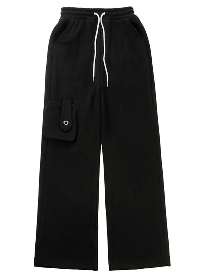 Rebel Sweet Heart Short Fur Jacket Design Top Pants Set