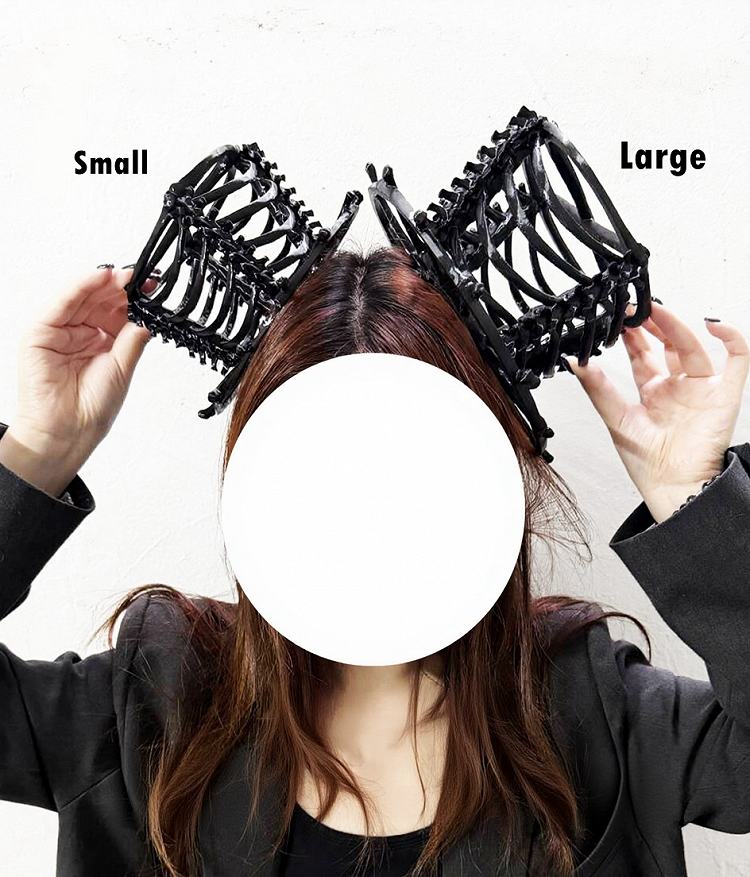 [pre-order Deadline: June 8] Phantom Knight Series Flower Veil Skeleton Hat + Mini Hat