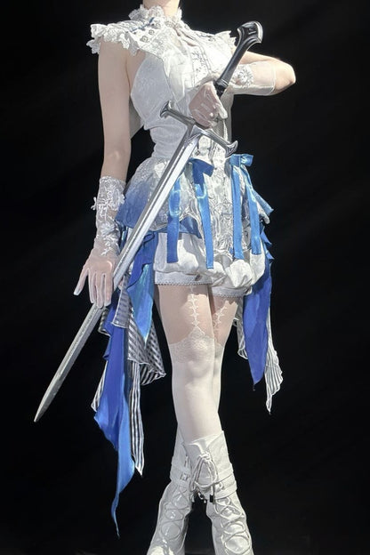[pre-order] Prince Mode Suspender Skirt + Shorts + Shawl