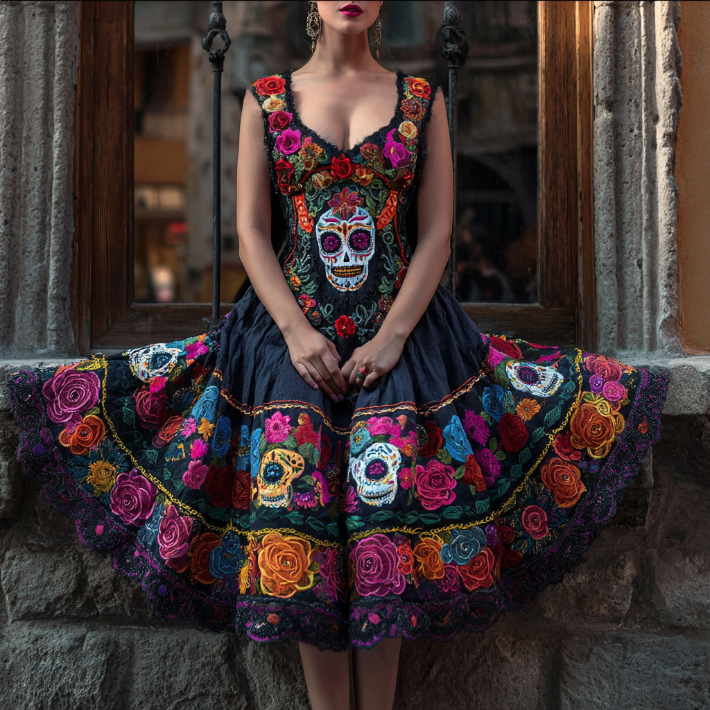 Subtly Elegant Dress with a Refined Vintage Look