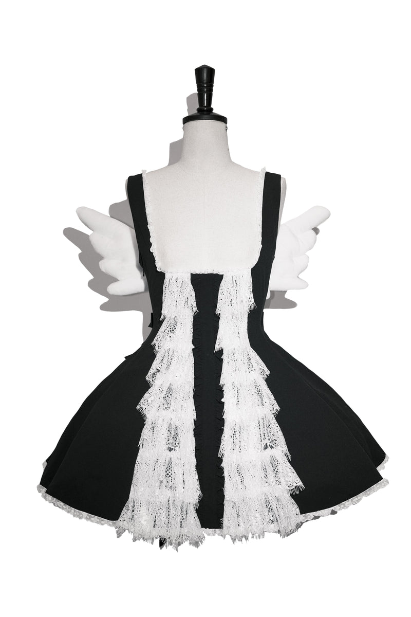 Little Angel Dark Gothic Lace Dress