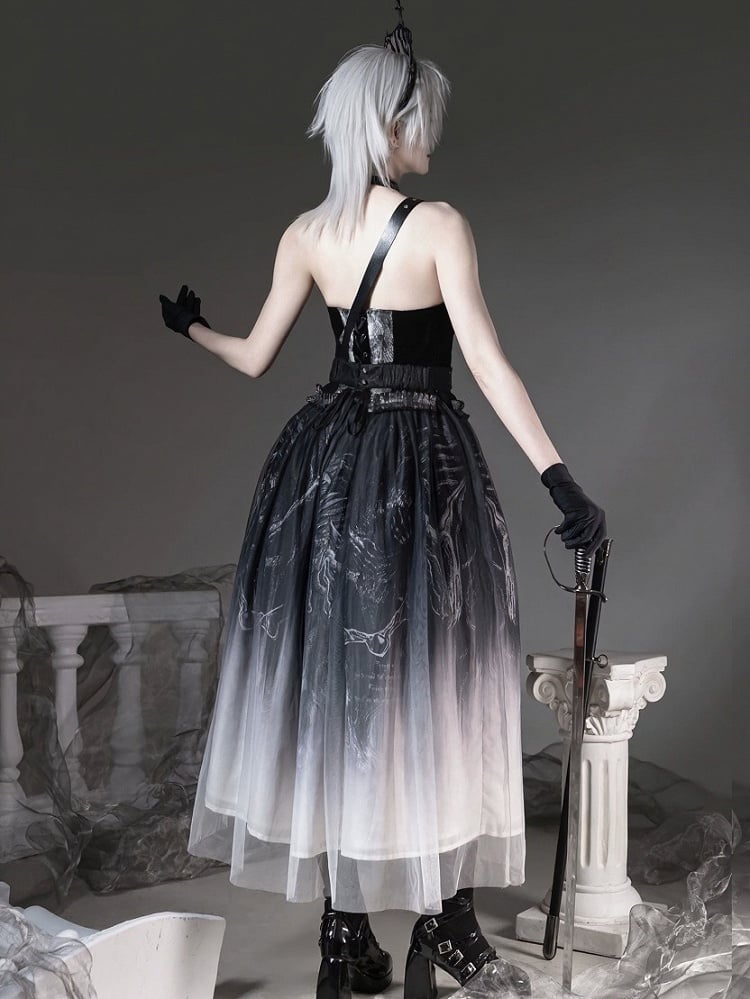 [pre-order Deadline: June 8] Phantom Knight Dark Gothic Military Dress Full Set (jacket + Bustier Top + Skirt)