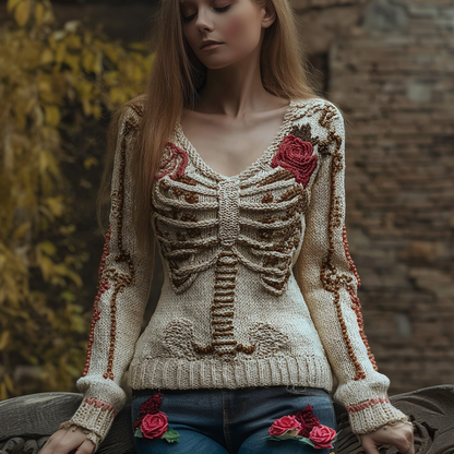 Classic Vintage Sweater with a Flattering Fit