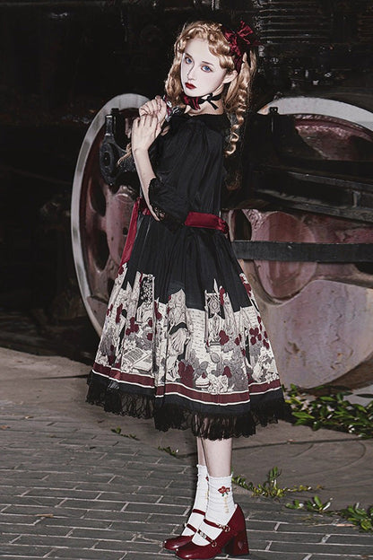 Classic Vintage Dress with a Flattering Fit