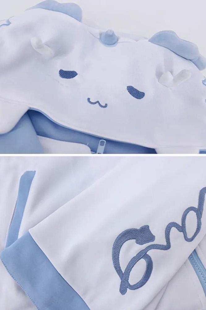 [angel Style] Aqua Color Dragon Baby Loose Jacket + Long Sleeve T-shirt + Bottoms + Leg Warmers