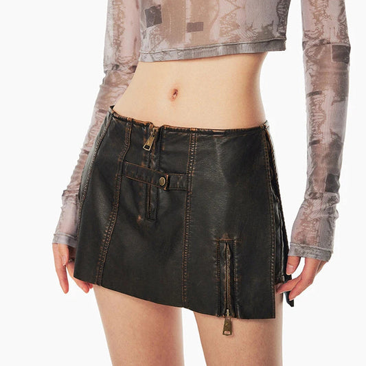 Leather Skirt