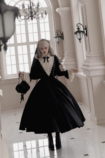 [pre-order] Dark Gothic Girl School Dress Set