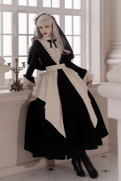 [pre-order] Dark Gothic Girl School Dress Set