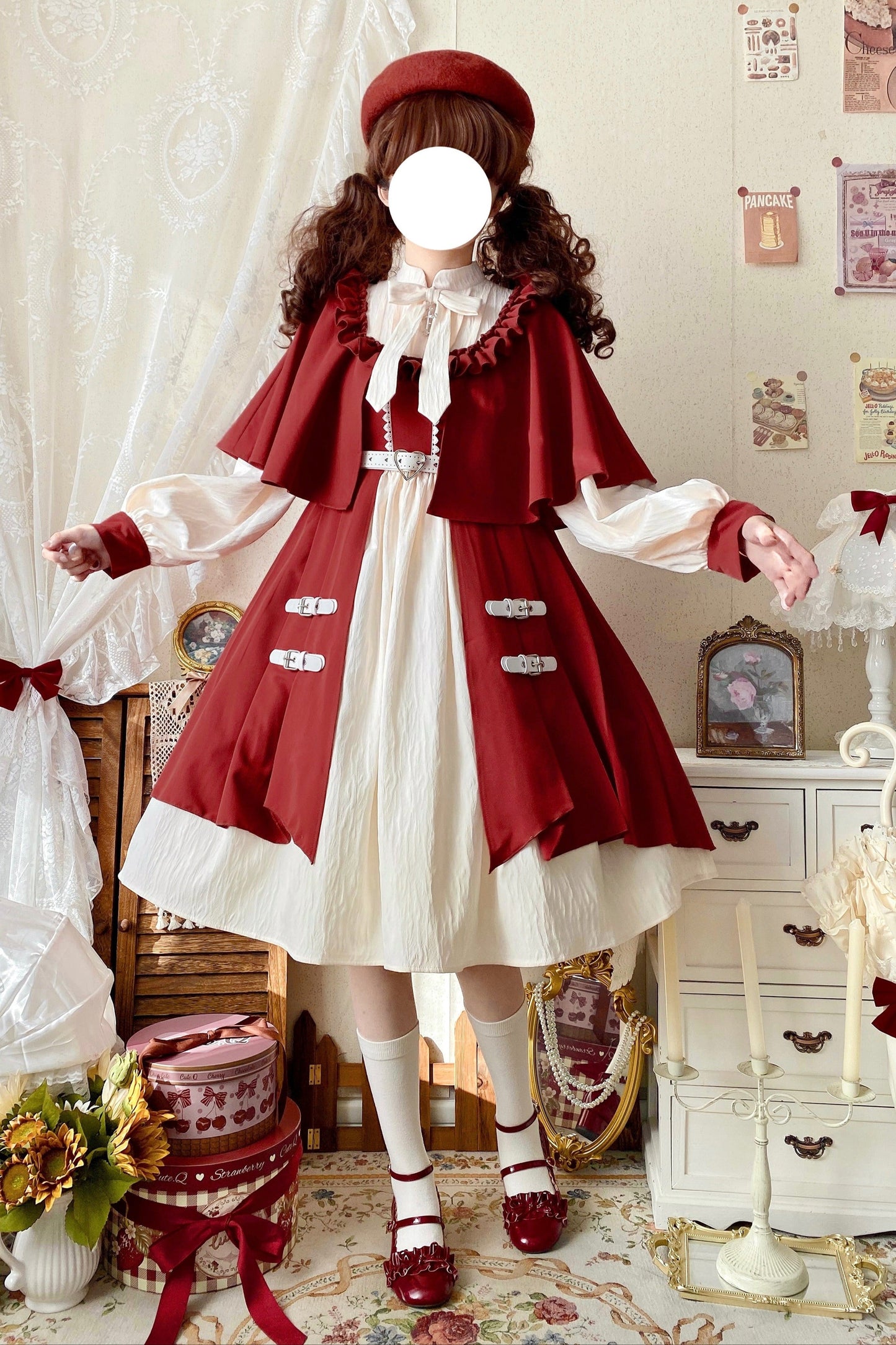 Fairy Tale Cape Lolita Daily Dress