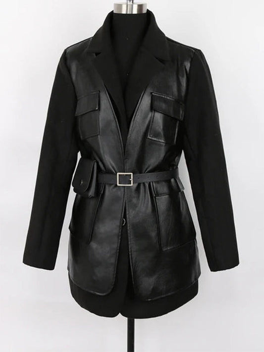 Leather Blazer