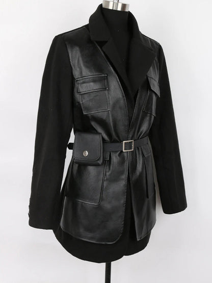 Leather Blazer