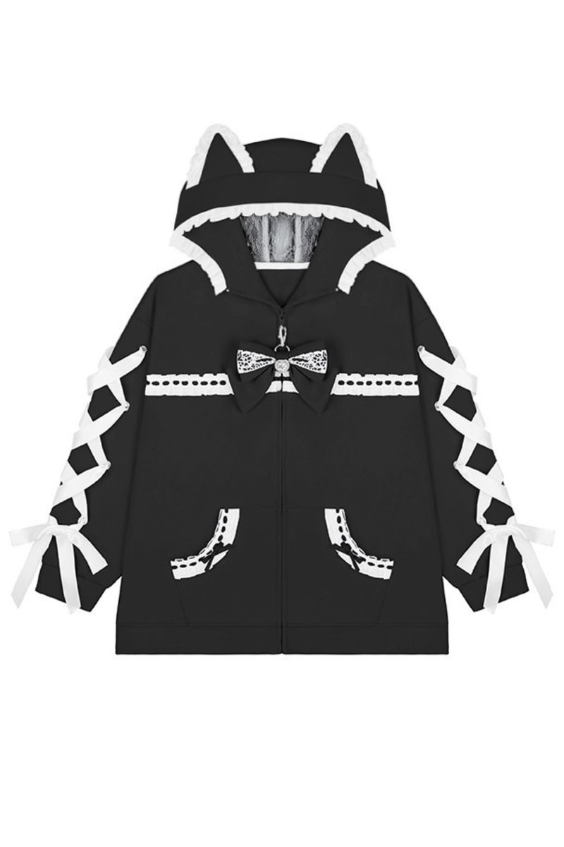 Subculture Cat Ear Hooded Jacket + Pants + Hat