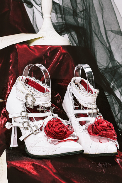 Dark Cross Gothic Heels