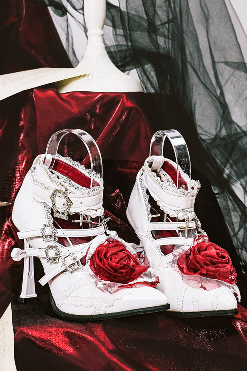 Dark Cross Gothic Heels