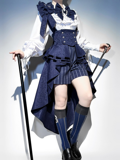 Rabbit Theater Sapphire Blue Prince Bunny Ear Outfit Set + Accessories