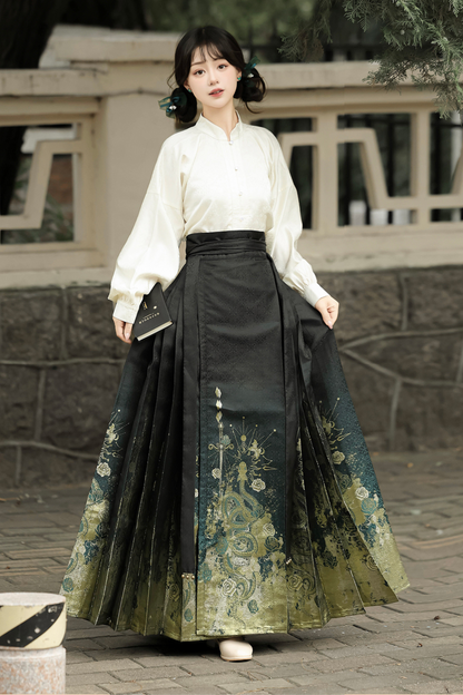 Neverland Dark Retro Flower Chinese-style Set