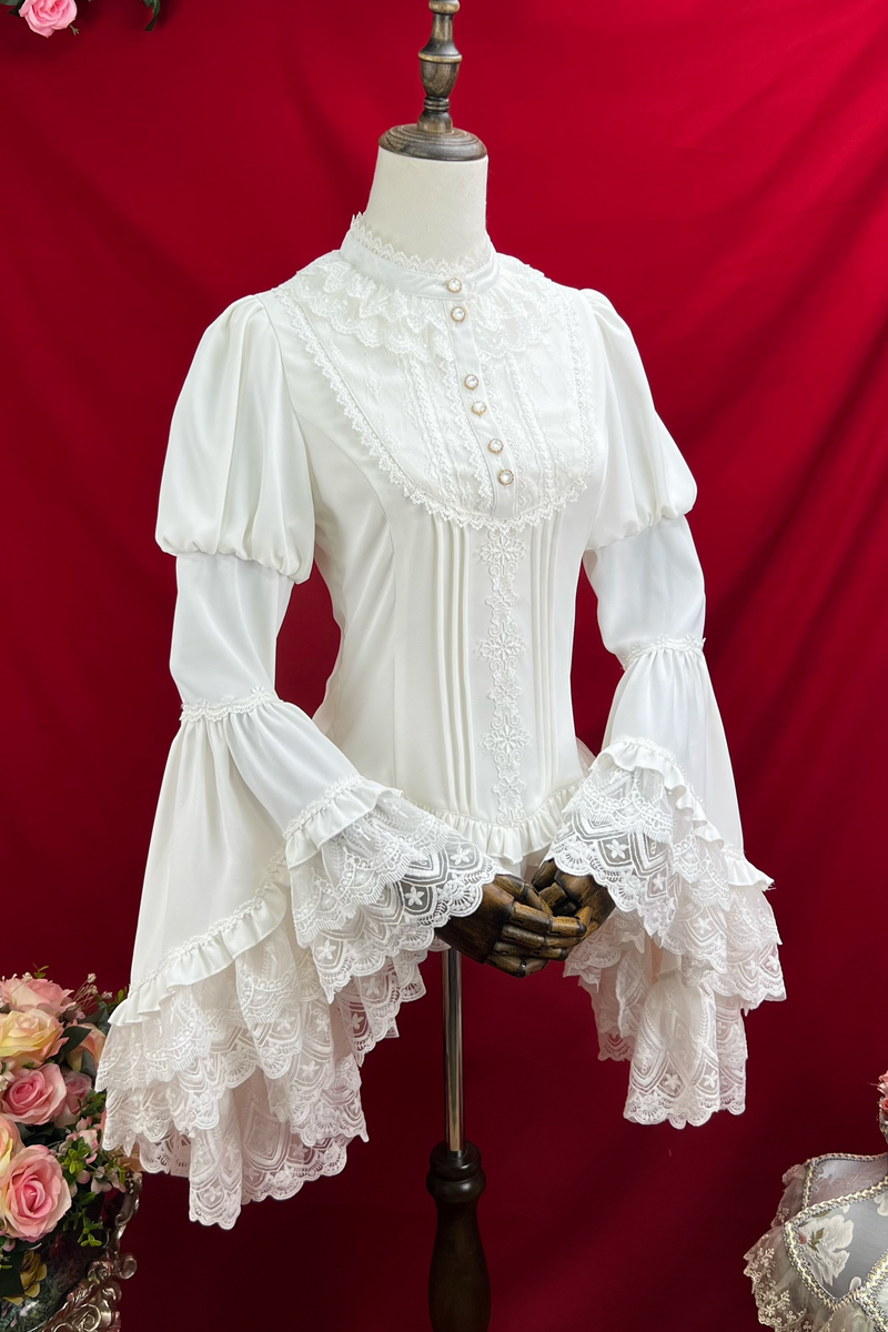 Stand Collar Princess Sleeve Lolita Blouse