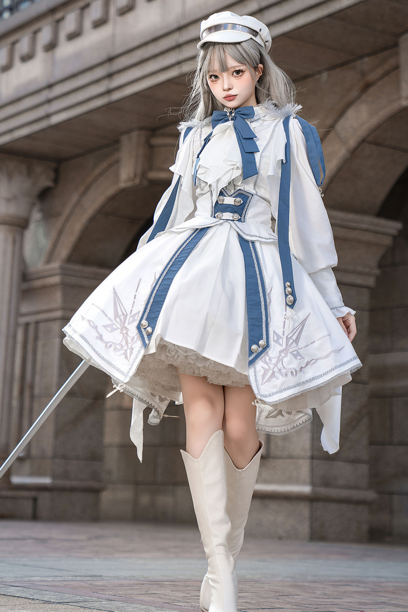 [pre-order] Star Night Style Shirt + Irregular Skirt