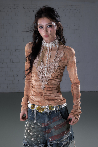 Crochet Lace Top