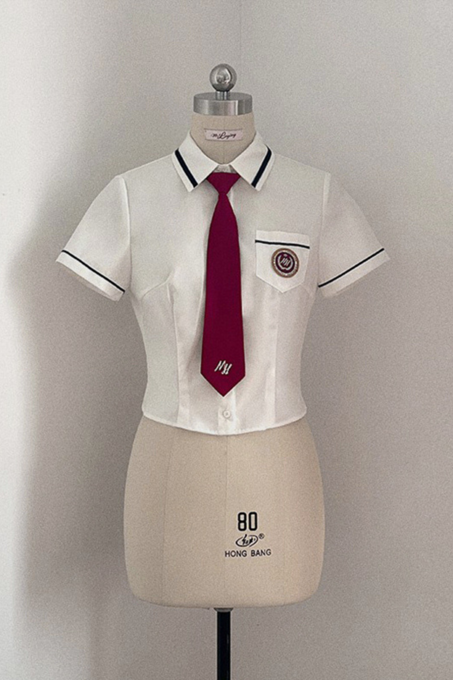 Jk College Shirt + Pencil Skirt + Tie