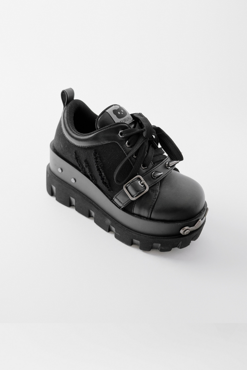 Y2k Subculture Rivet Platform Sneakers