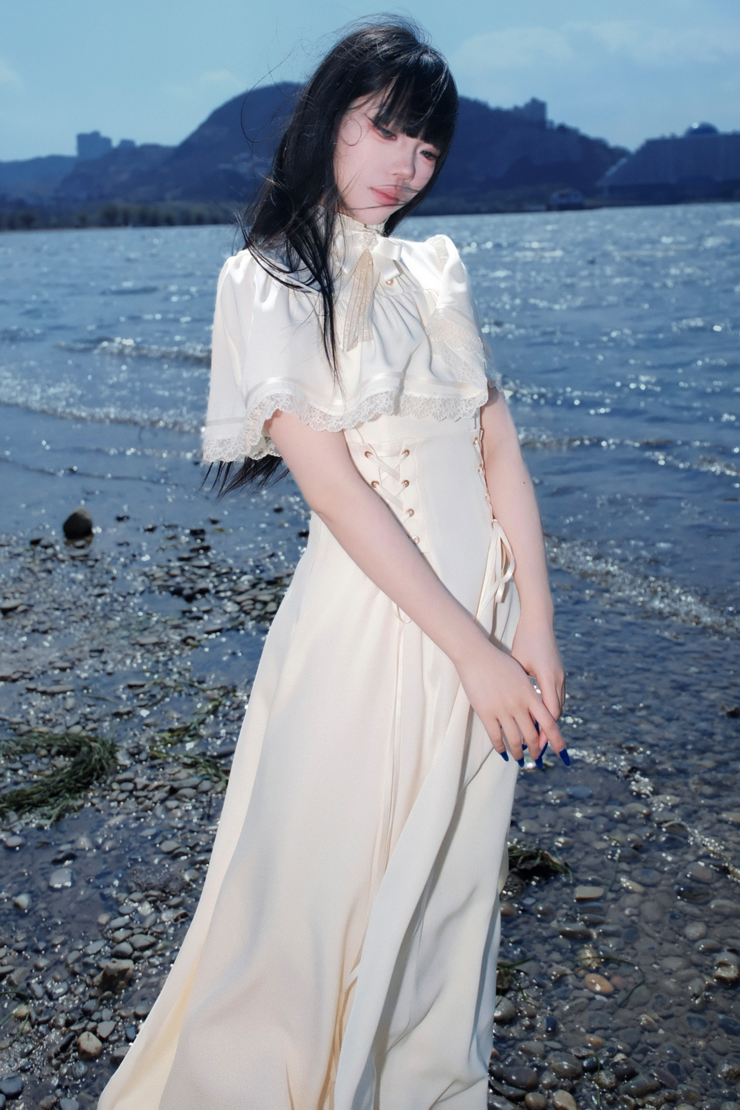 French Retro Lace Dress