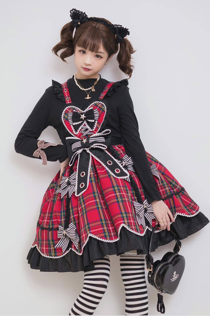 Sweetheart Rock Lolita Dress + Headband