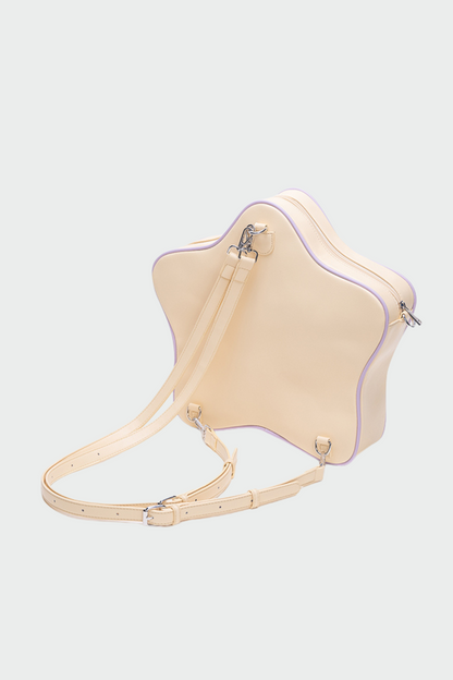 Cream Star Contrast Sweet Bag