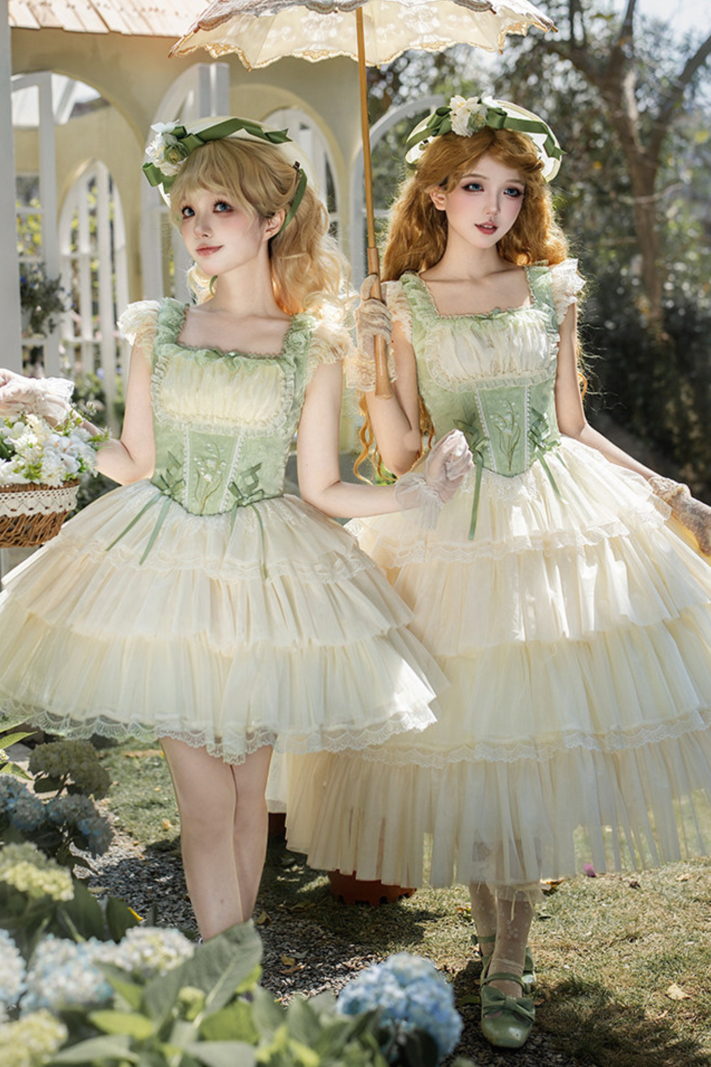 Flying Jupiter Lolita Jumper Skirt + Cardigan + Hat