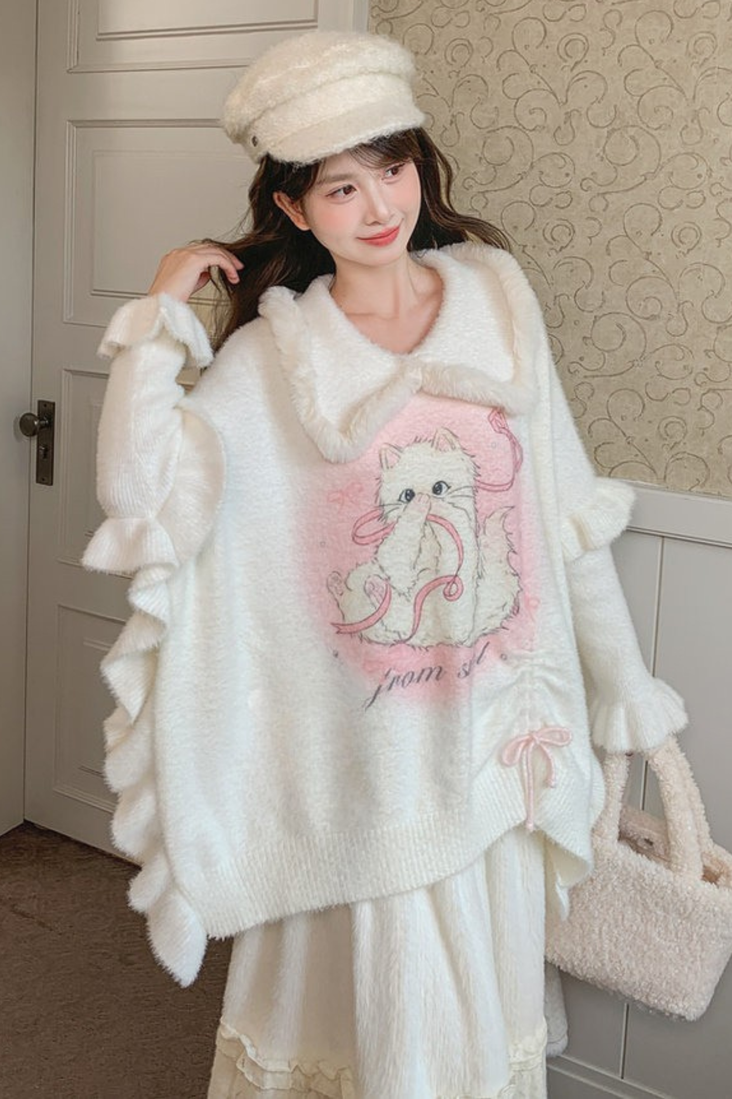 Sweet Cat Knit Sweater