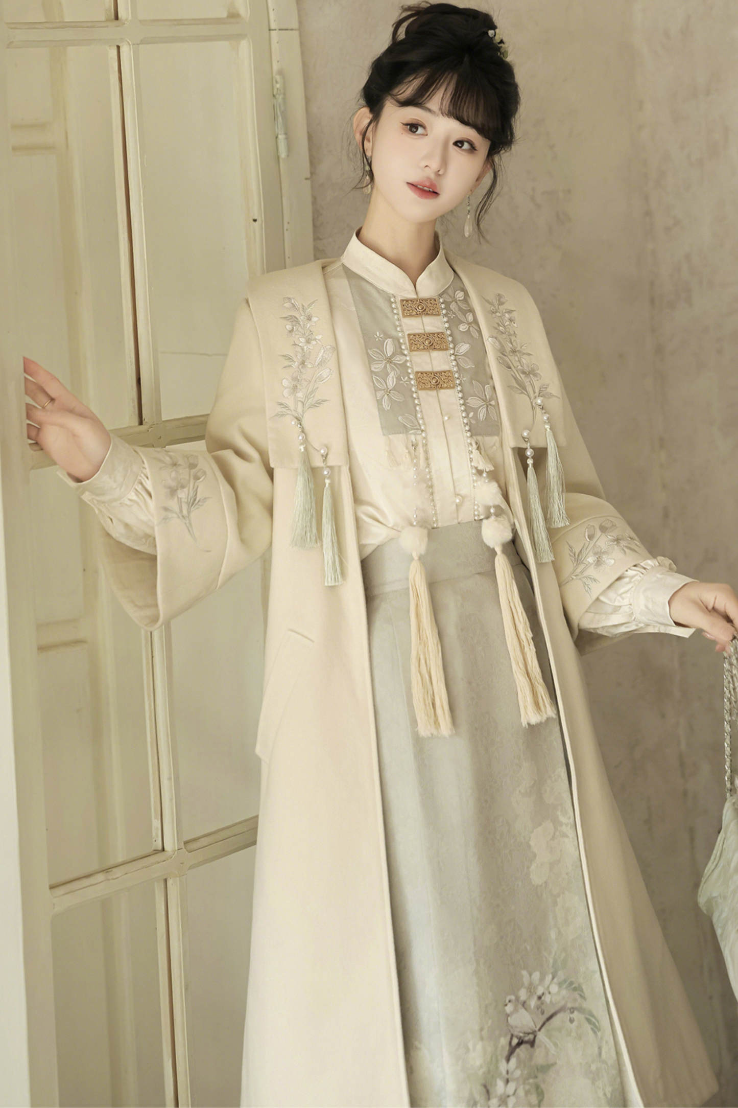 Forest China Coat + Skirt + Top