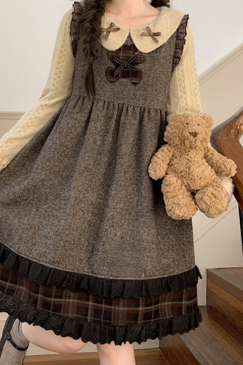 Retro Plaid Dress + Retro Doll Top