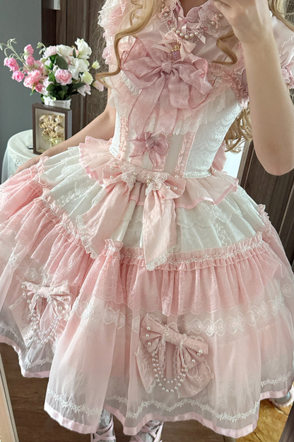 Sweet Princess Lolita Dress + Big Headband