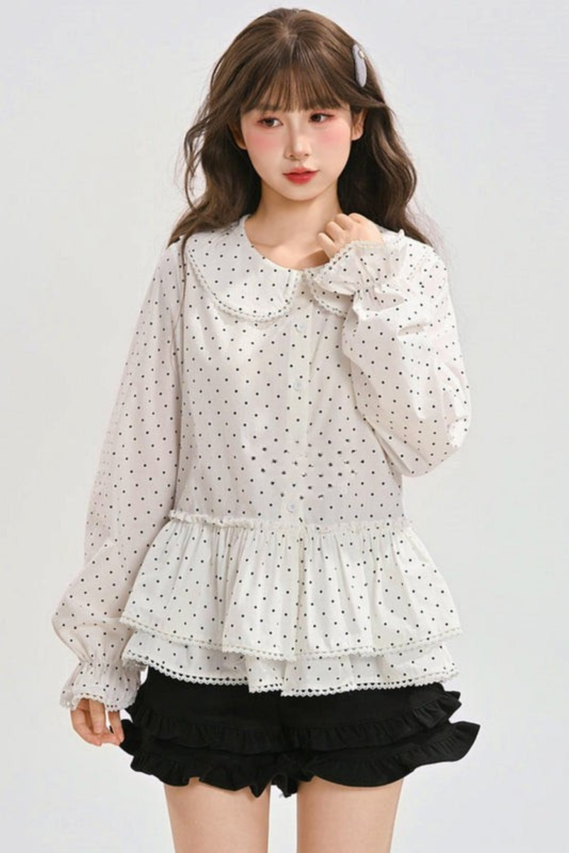 Pure Polka Dot Blouse