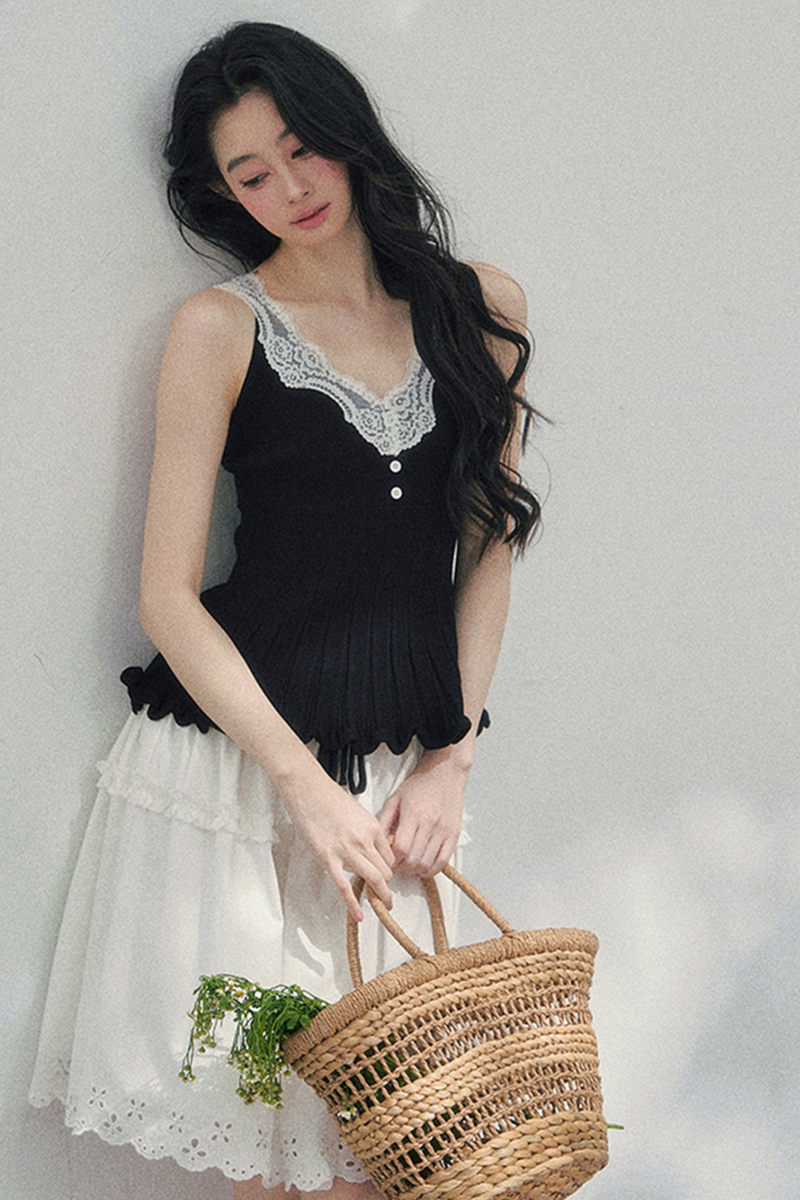 French Lace Jacket + Camisole