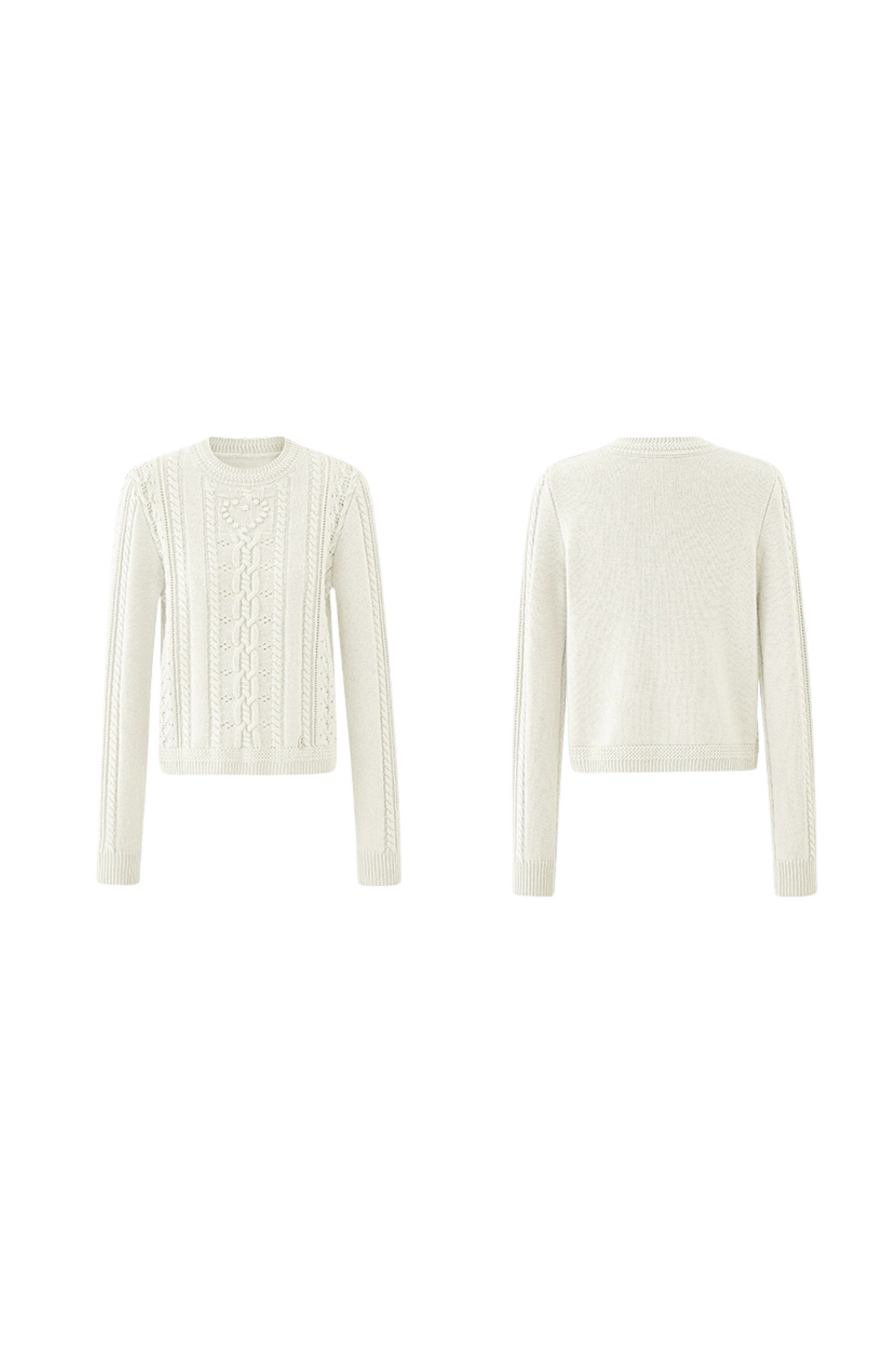Wool Twist Knit + Knit Flare Wide Pants + Knit Muffler