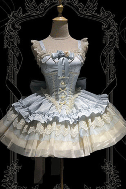 Dark Ballet Style Lolita Gothic Princess Dress