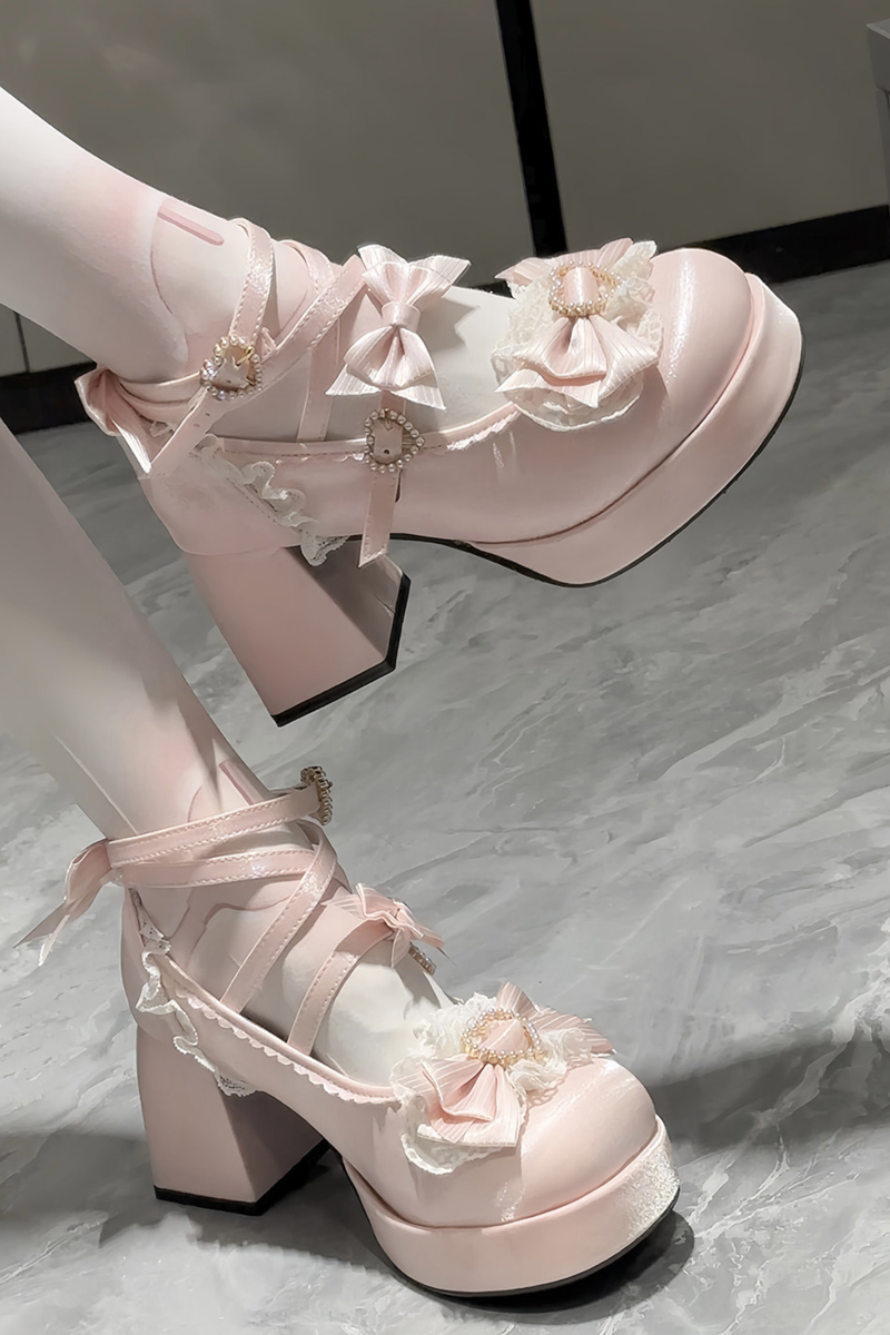 Ribbon Lolita Heels