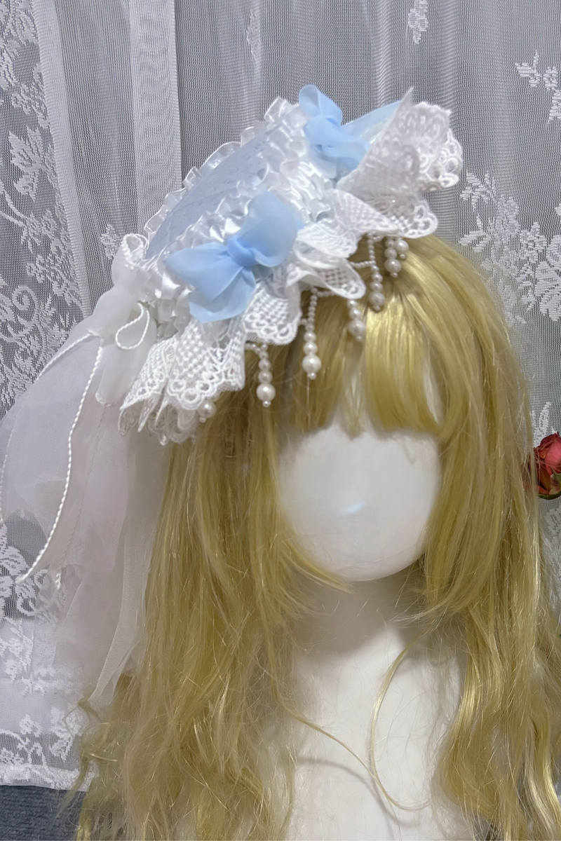 Angel Princess Jumper Skirt + Top + Veil + Hat + Hairband